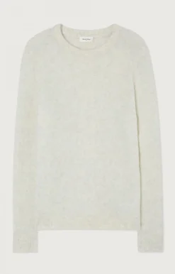 Herren American Vintage |Herrenpullover Dazington Ecru Multimeliert