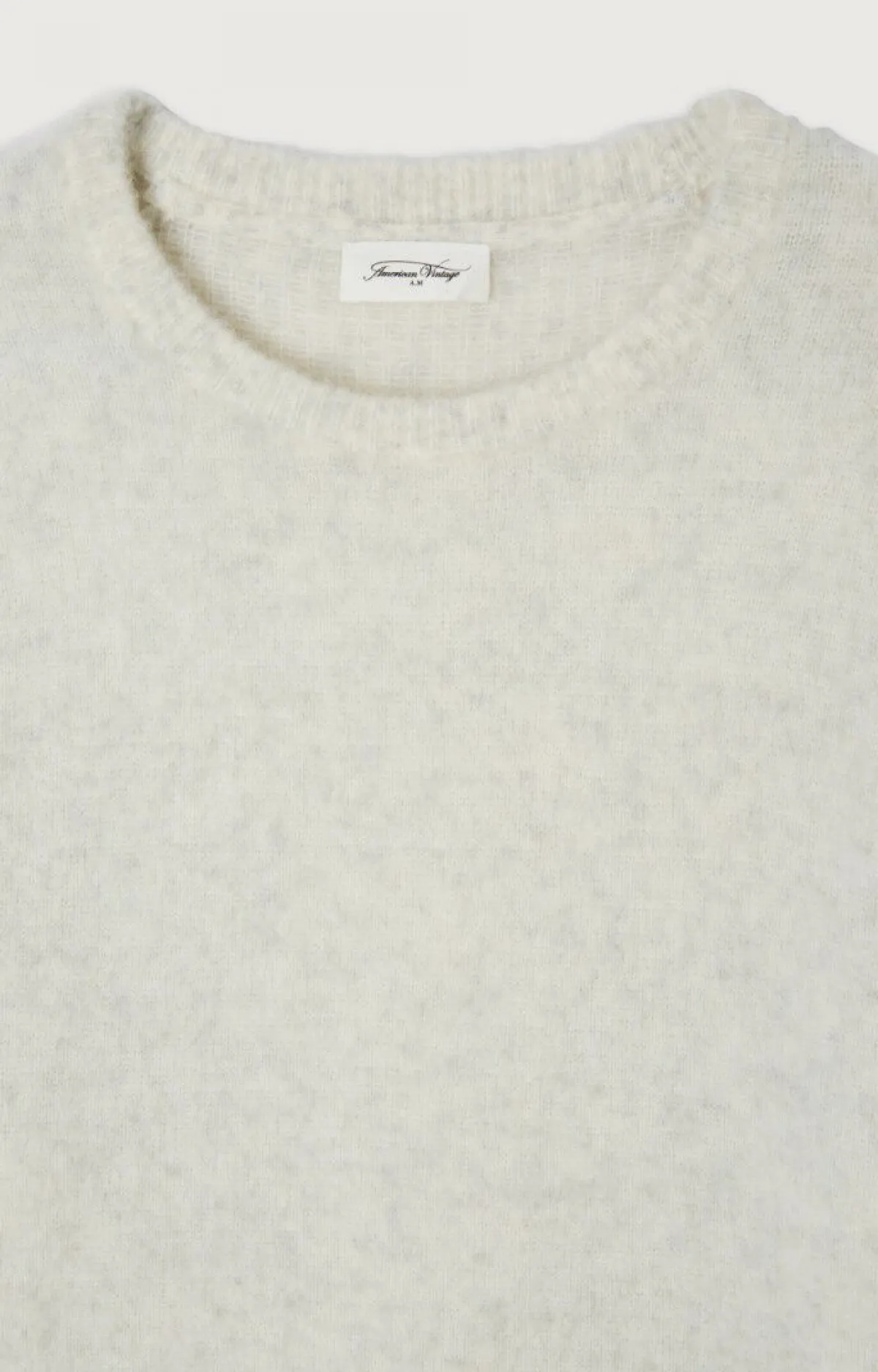 Herren American Vintage |Herrenpullover Dazington Ecru Multimeliert