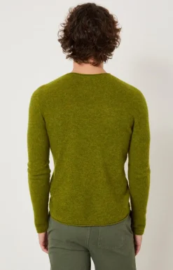 Herren American Vintage |Herrenpullover Ducksbay Sumpf Meliert