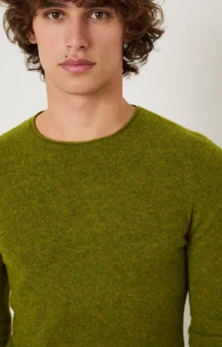 Herren American Vintage |Herrenpullover Ducksbay Sumpf Meliert