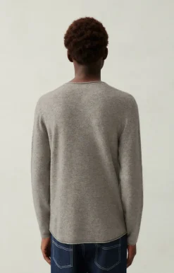 Herren American Vintage |Herrenpullover Ducksbay Grau Meliert
