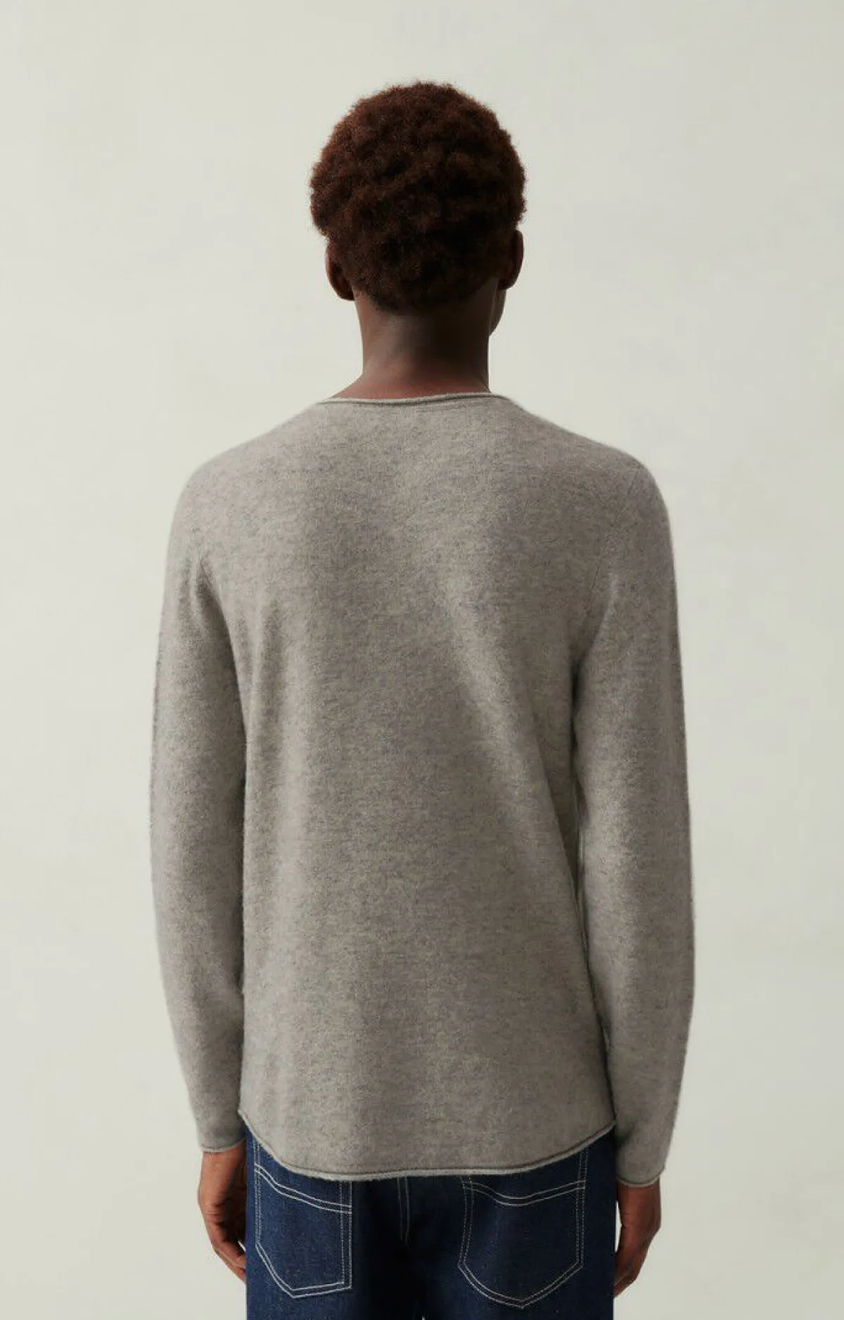 Herren American Vintage |Herrenpullover Ducksbay Grau Meliert