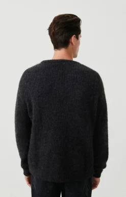 Herren American Vintage |Herrenpullover East Anthrazit Meliert