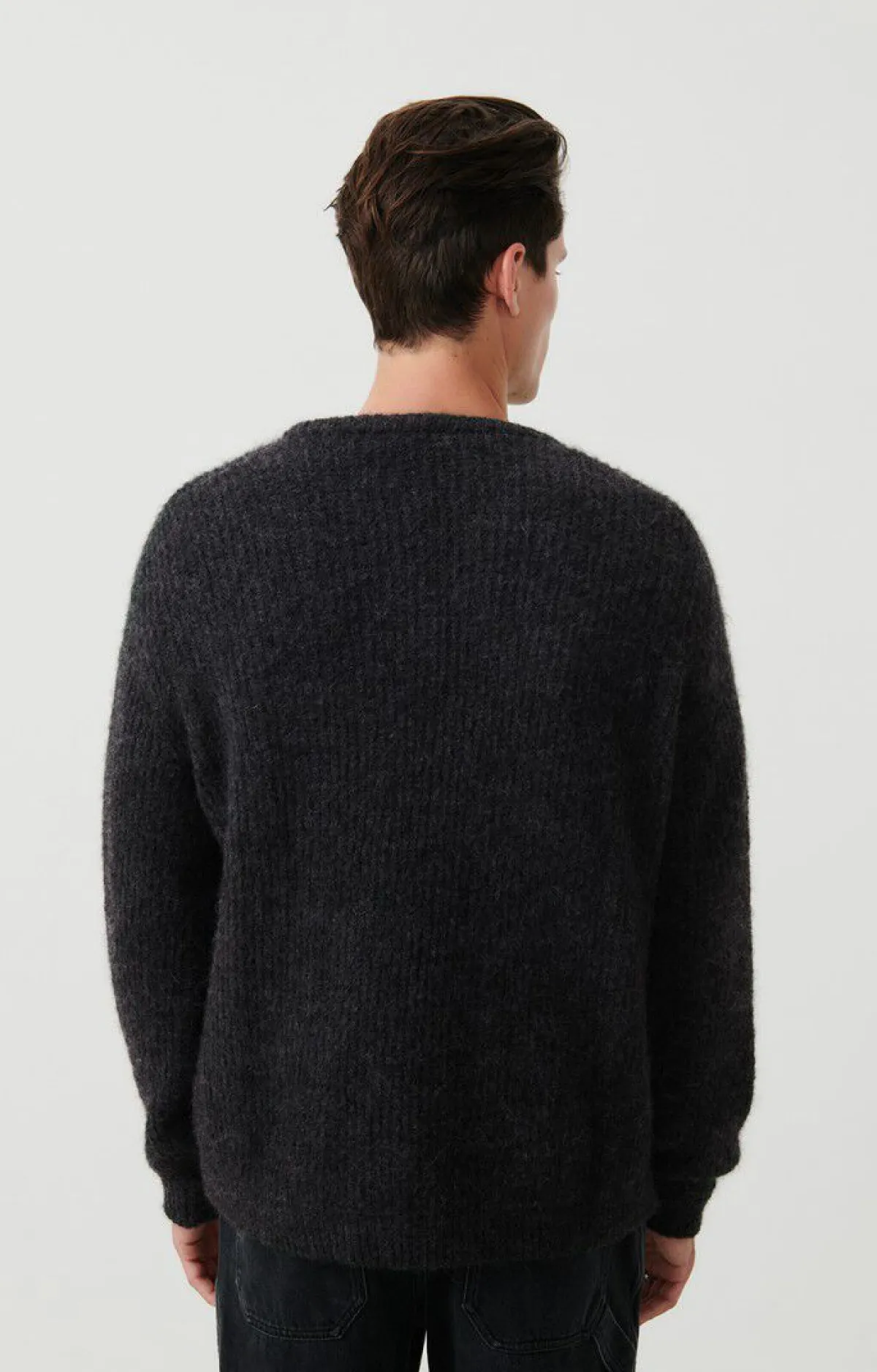 Herren American Vintage |Herrenpullover East Anthrazit Meliert