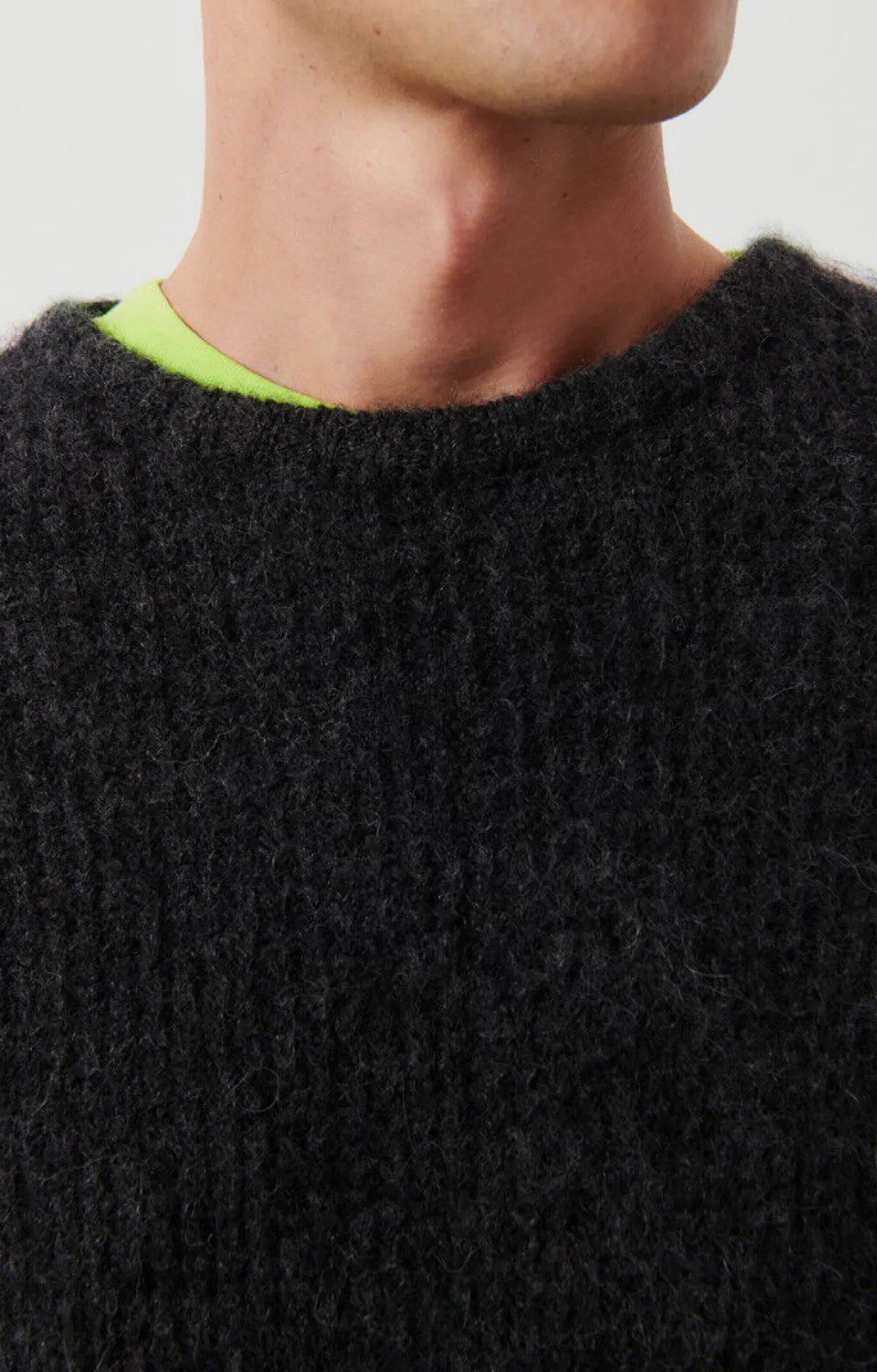 Herren American Vintage |Herrenpullover East Anthrazit Meliert