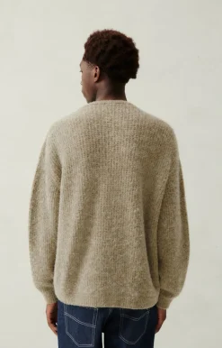 Herren American Vintage |Herrenpullover East Roggen Meliert