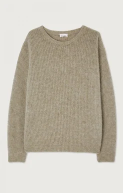 Herren American Vintage |Herrenpullover East Roggen Meliert