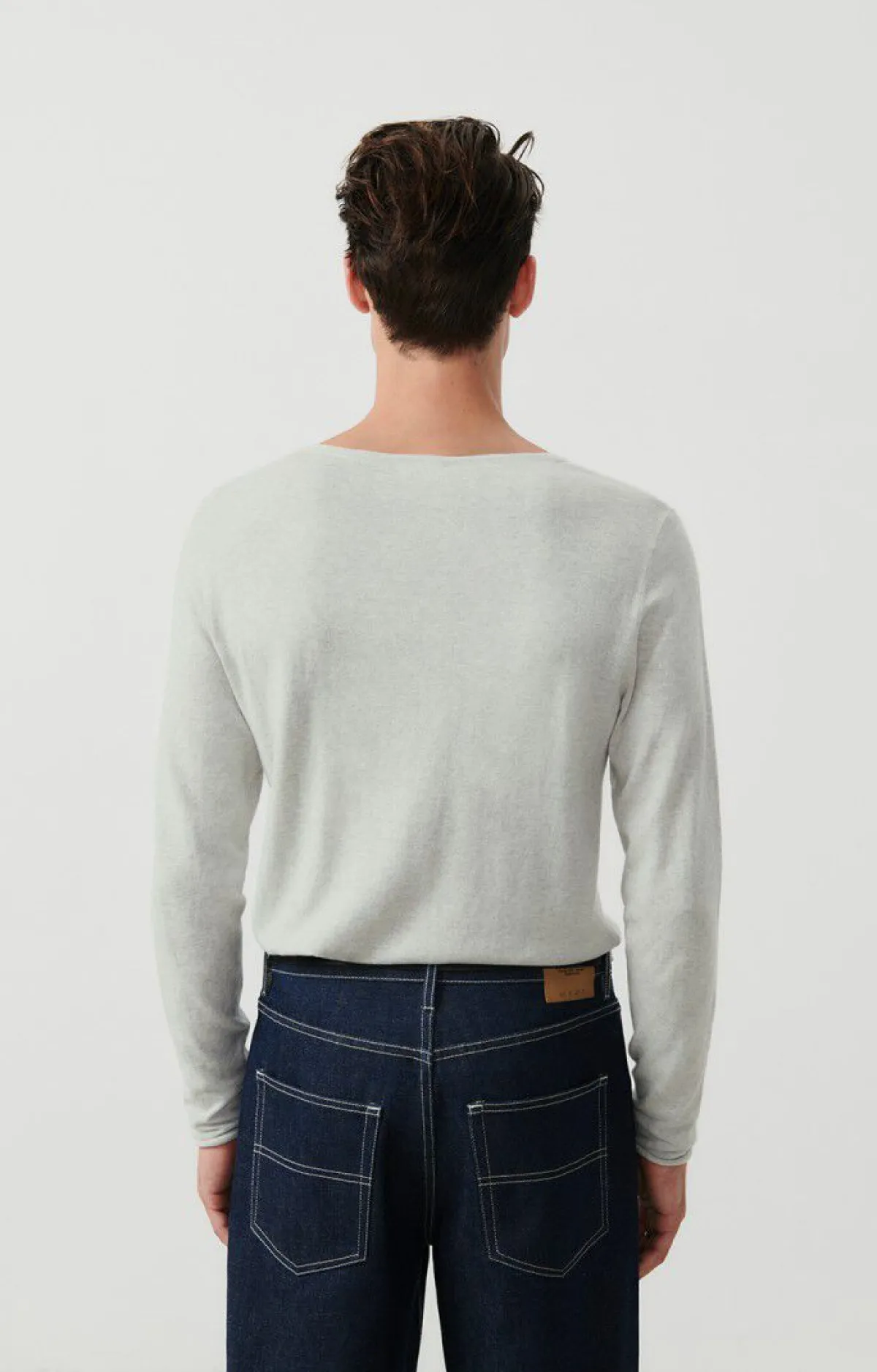 Herren American Vintage |Herrenpullover Marcel Vlies Meliert