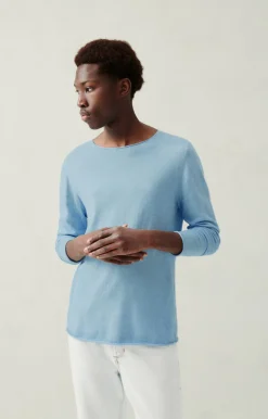 Herren American Vintage |Herrenpullover Marcel Lagune Meliert