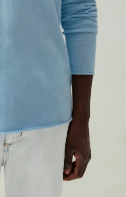 Herren American Vintage |Herrenpullover Marcel Lagune Meliert