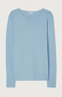 Herren American Vintage |Herrenpullover Marcel Lagune Meliert