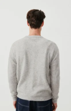 Herren American Vintage |Herrenpullover Razpark Vlies Meliert
