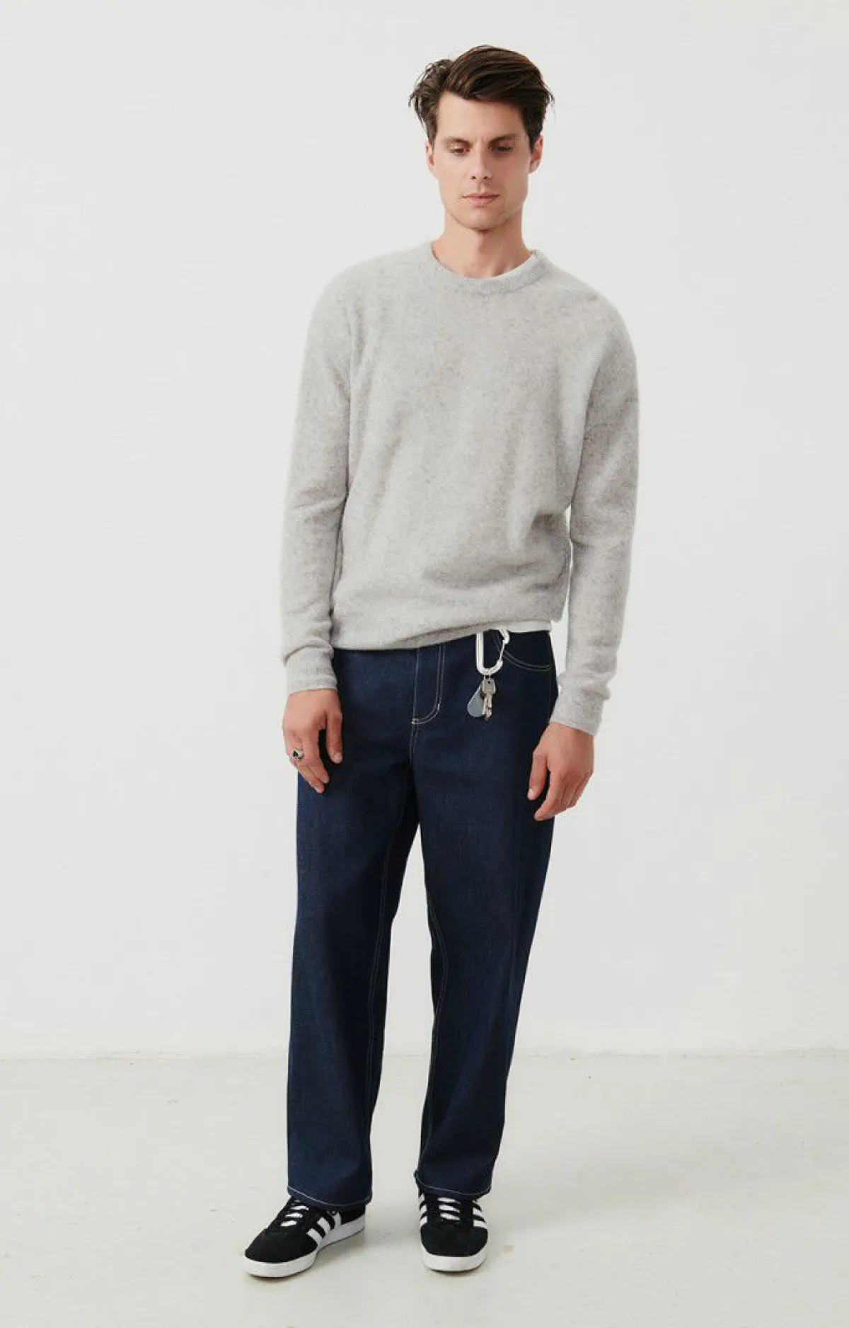Herren American Vintage |Herrenpullover Razpark Vlies Meliert