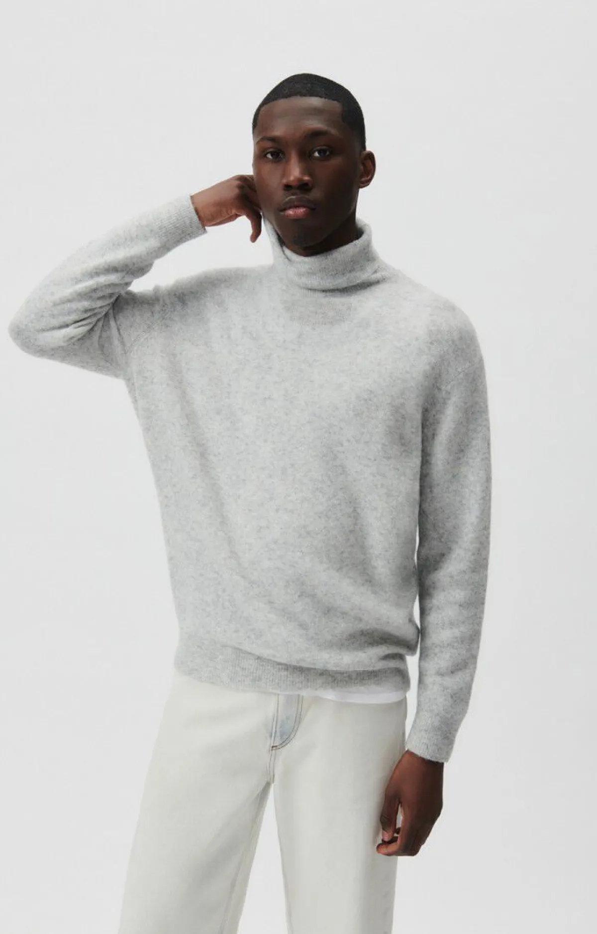 Herren American Vintage |Herrenpullover Razpark Vlies Meliert