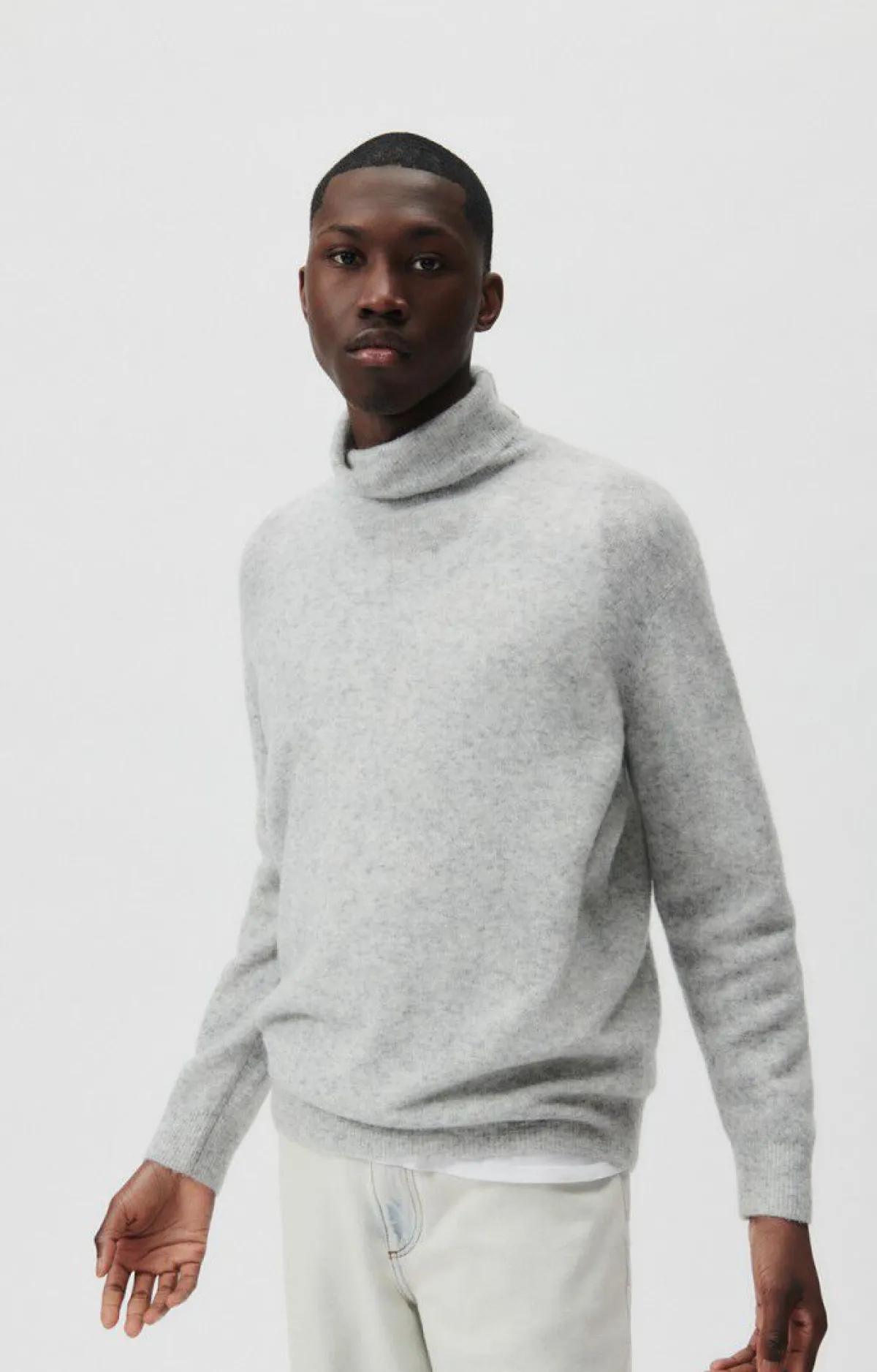 Herren American Vintage |Herrenpullover Razpark Vlies Meliert