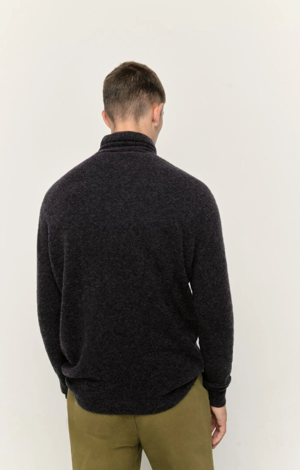 Herren American Vintage |Herrenpullover Razpark Fledermaus Meliert