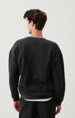 Herren American Vintage |Herrensweatshirt Bobypark Anthrazit Meliert