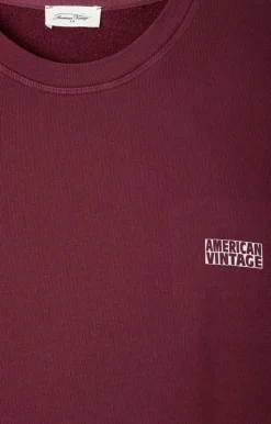 Herren American Vintage |Herrensweatshirt Izubird Huckleberry Vintage