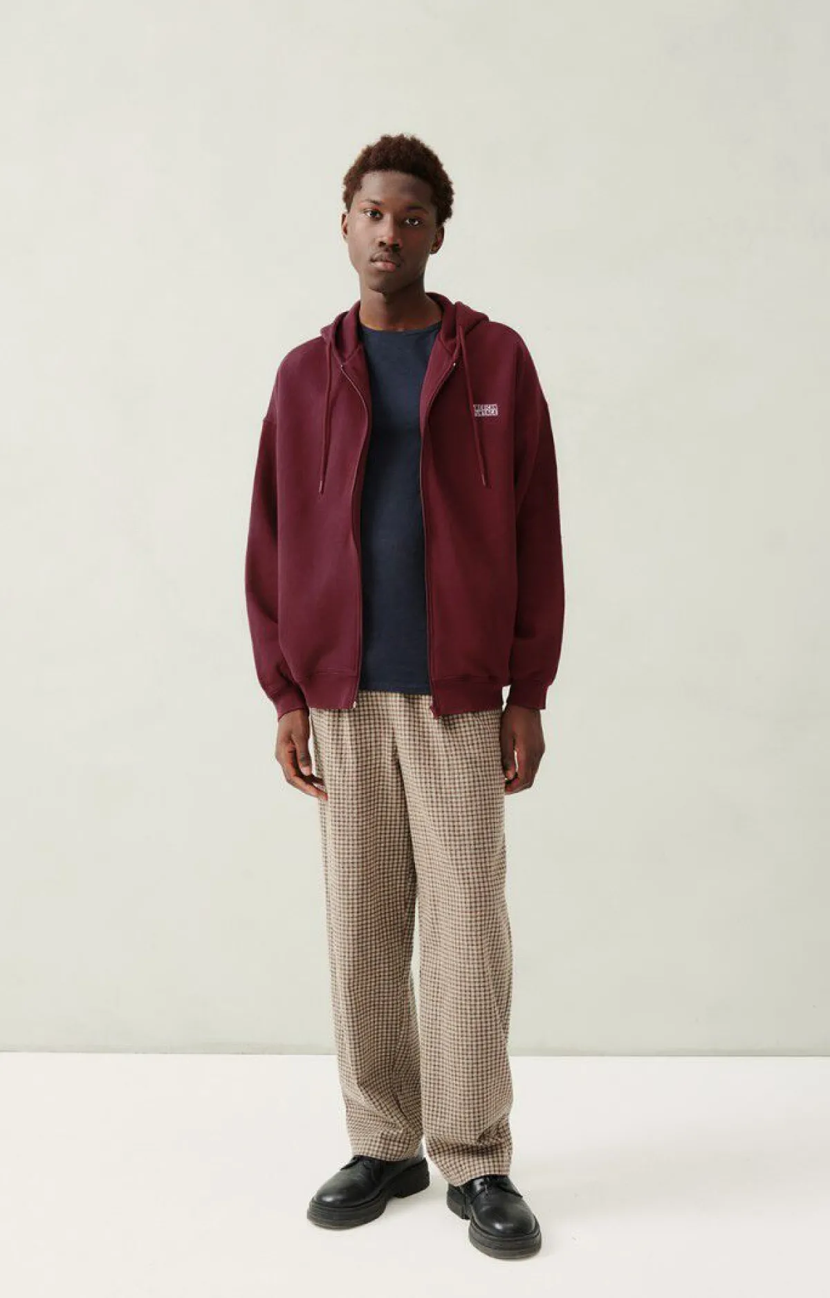 Herren American Vintage |Herrensweatshirt Izubird Huckleberry Vintage