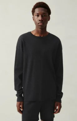 Herren American Vintage |Herrensweatshirt Wifibay Anthrazit Meliert