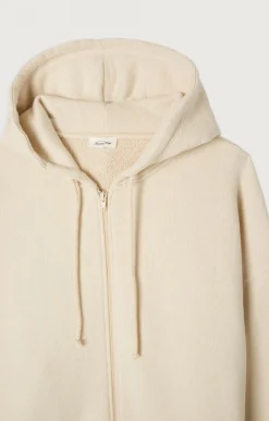 Herren American Vintage |Herrensweatshirt Xybay Ecru