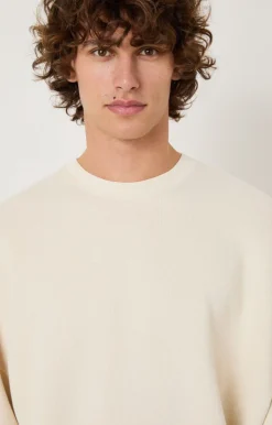 Herren American Vintage |Herrensweatshirt Xybay Ecru