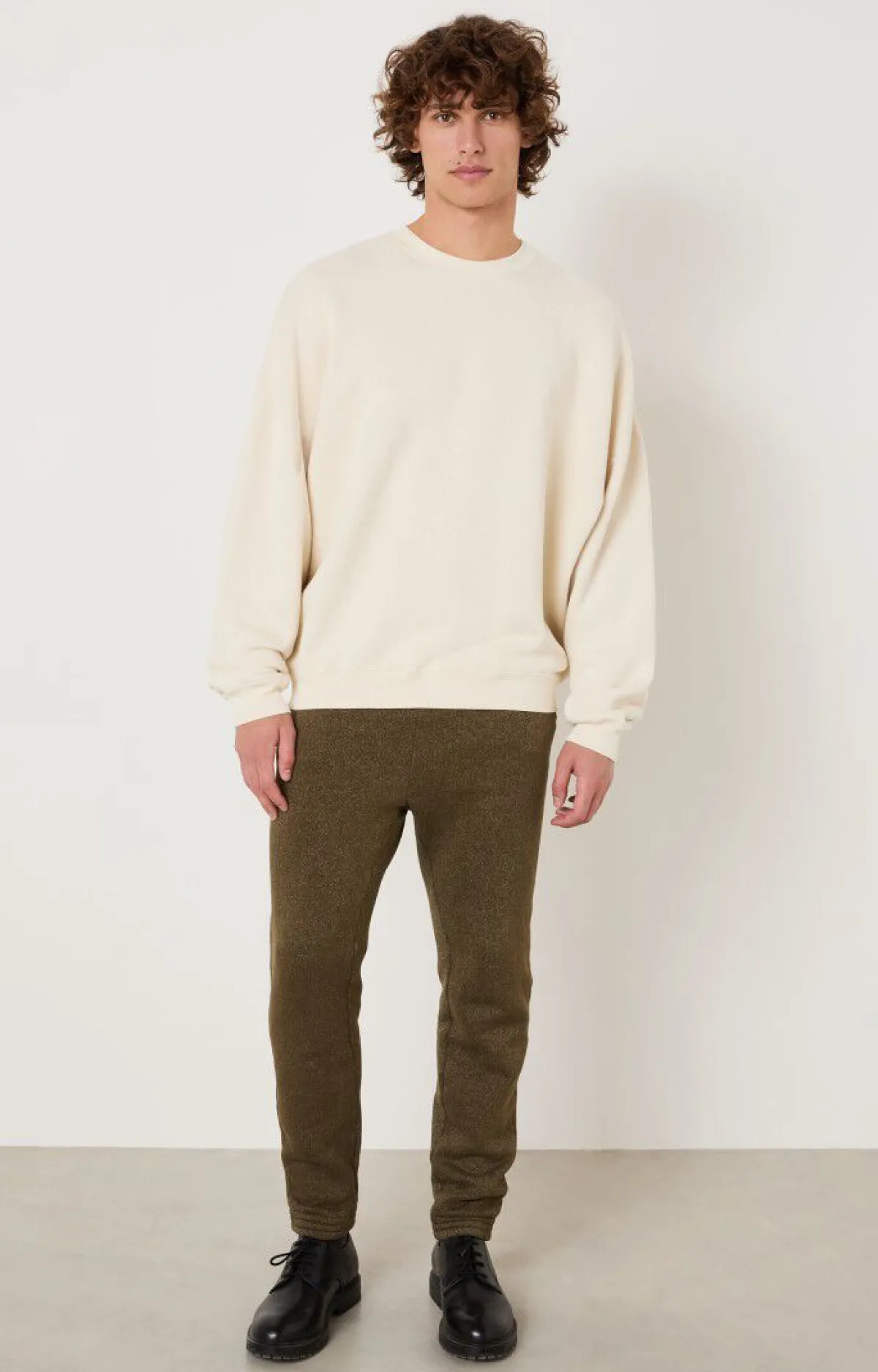 Herren American Vintage |Herrensweatshirt Xybay Ecru