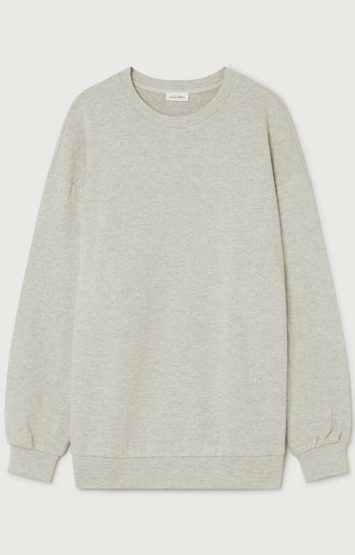 Herren American Vintage |Herrensweatshirt Yatcastle Grau Meliert