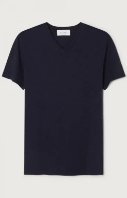Herren American Vintage |Herren-T-Shirt Bysapick Navy