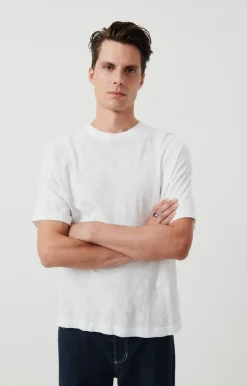 Herren American Vintage |Herren-T-Shirt Bysapick Weiss