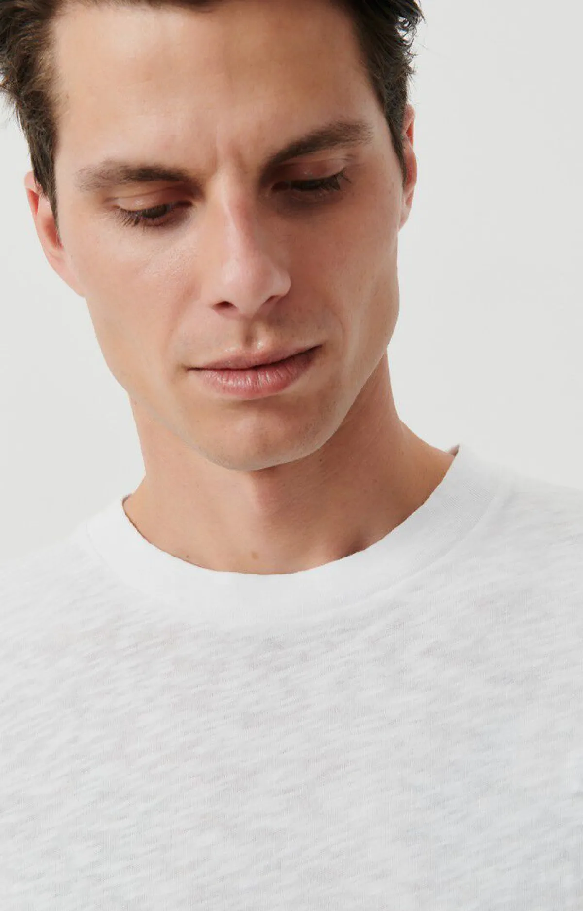 Herren American Vintage |Herren-T-Shirt Bysapick Weiss