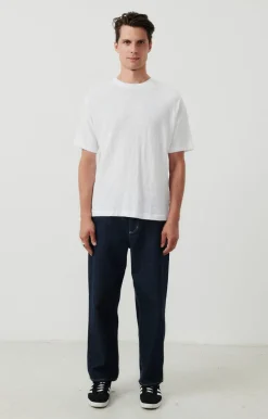 Herren American Vintage |Herren-T-Shirt Bysapick Weiss