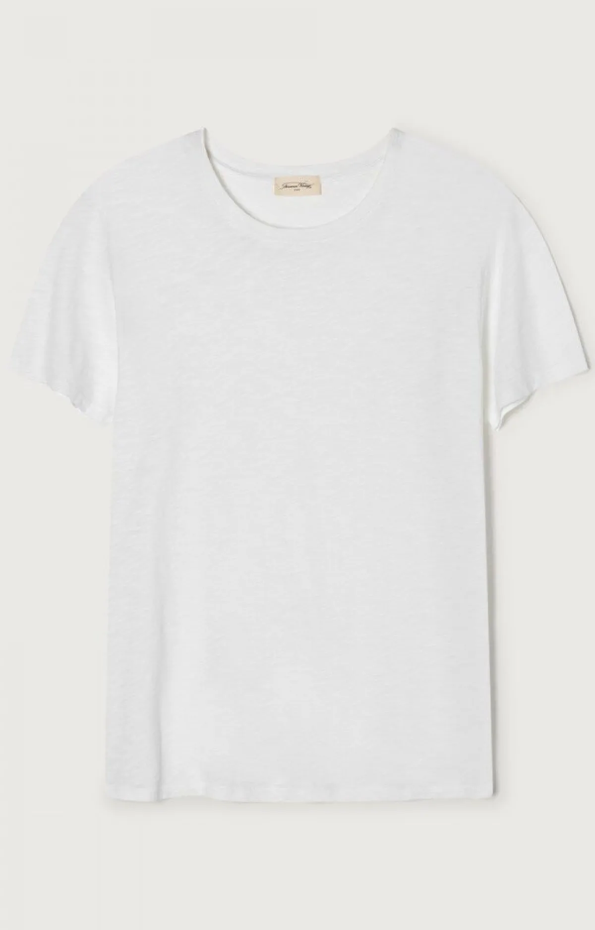 Herren American Vintage |Herren-T-Shirt Bysapick Weiss