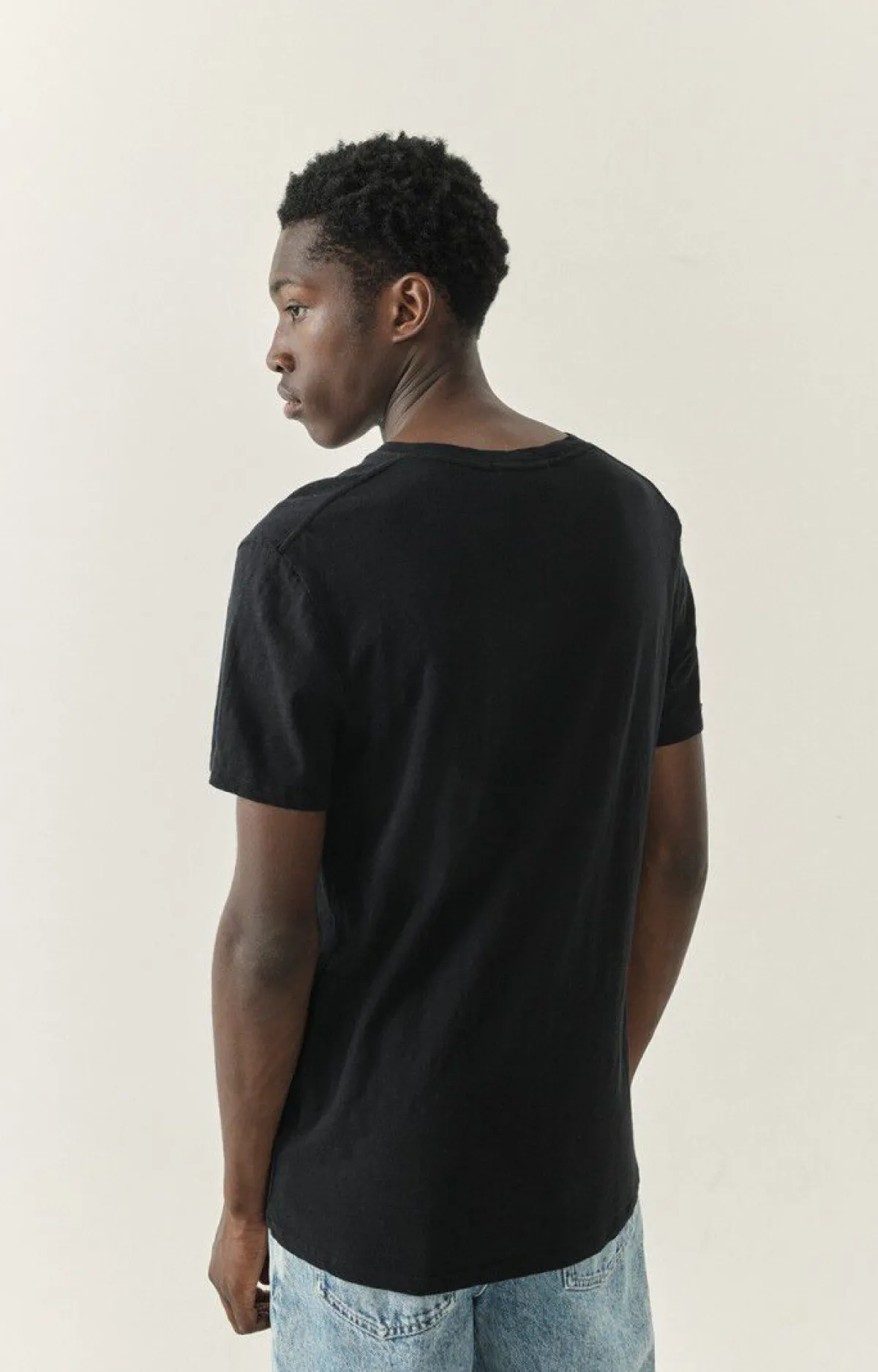 Herren American Vintage |Herren-T-Shirt Bysapick Schwarz