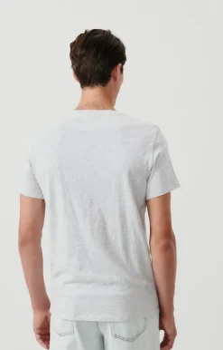 Herren American Vintage |Herren-T-Shirt Bysapick Vlies Meliert