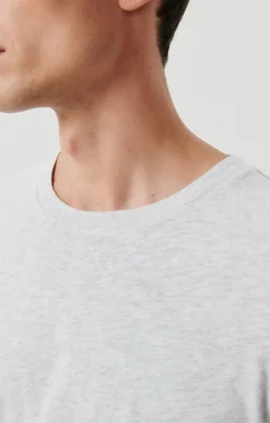 Herren American Vintage |Herren-T-Shirt Bysapick Vlies Meliert