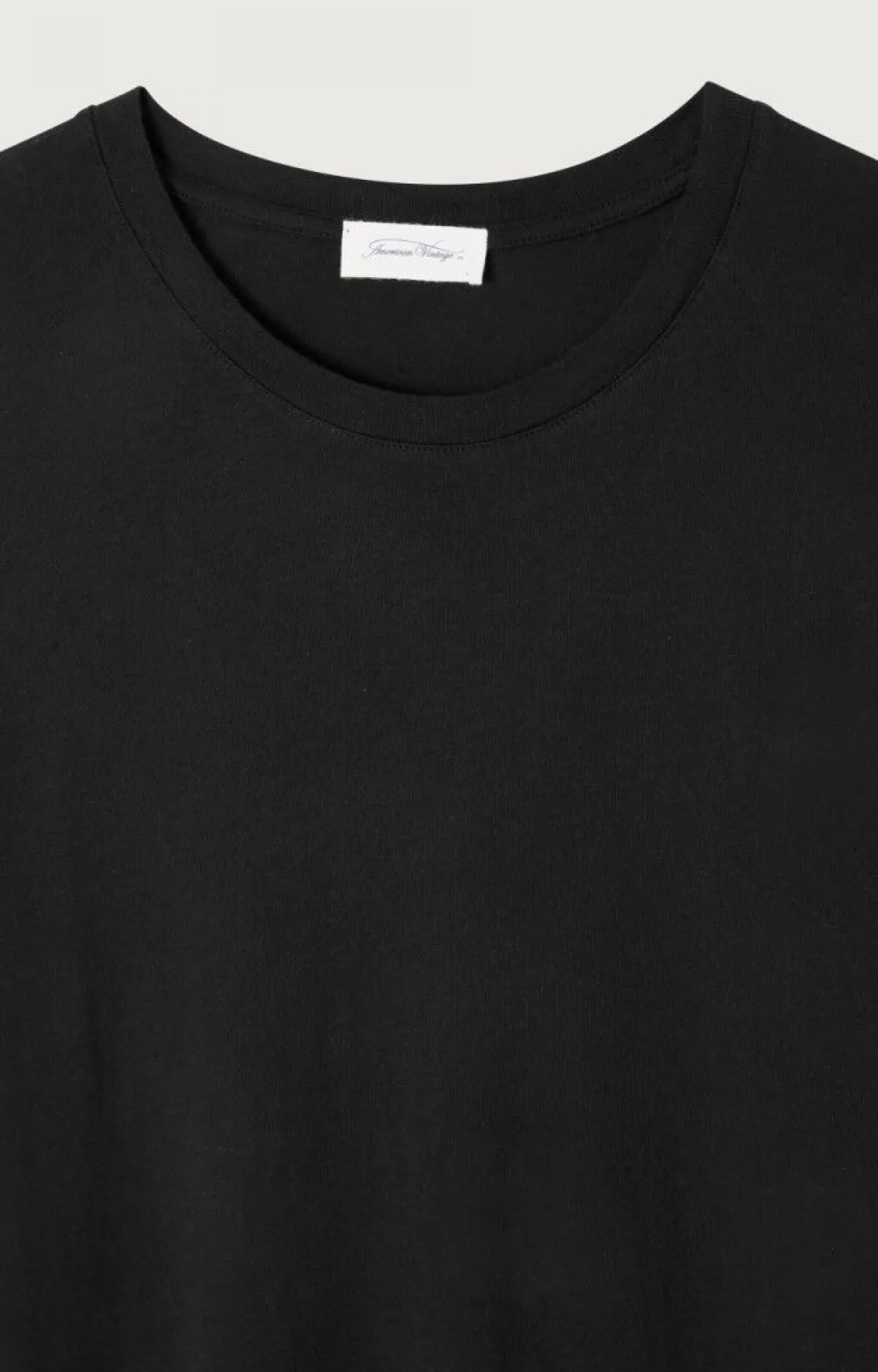 Herren American Vintage |Herren-T-Shirt Decatur Schwarz