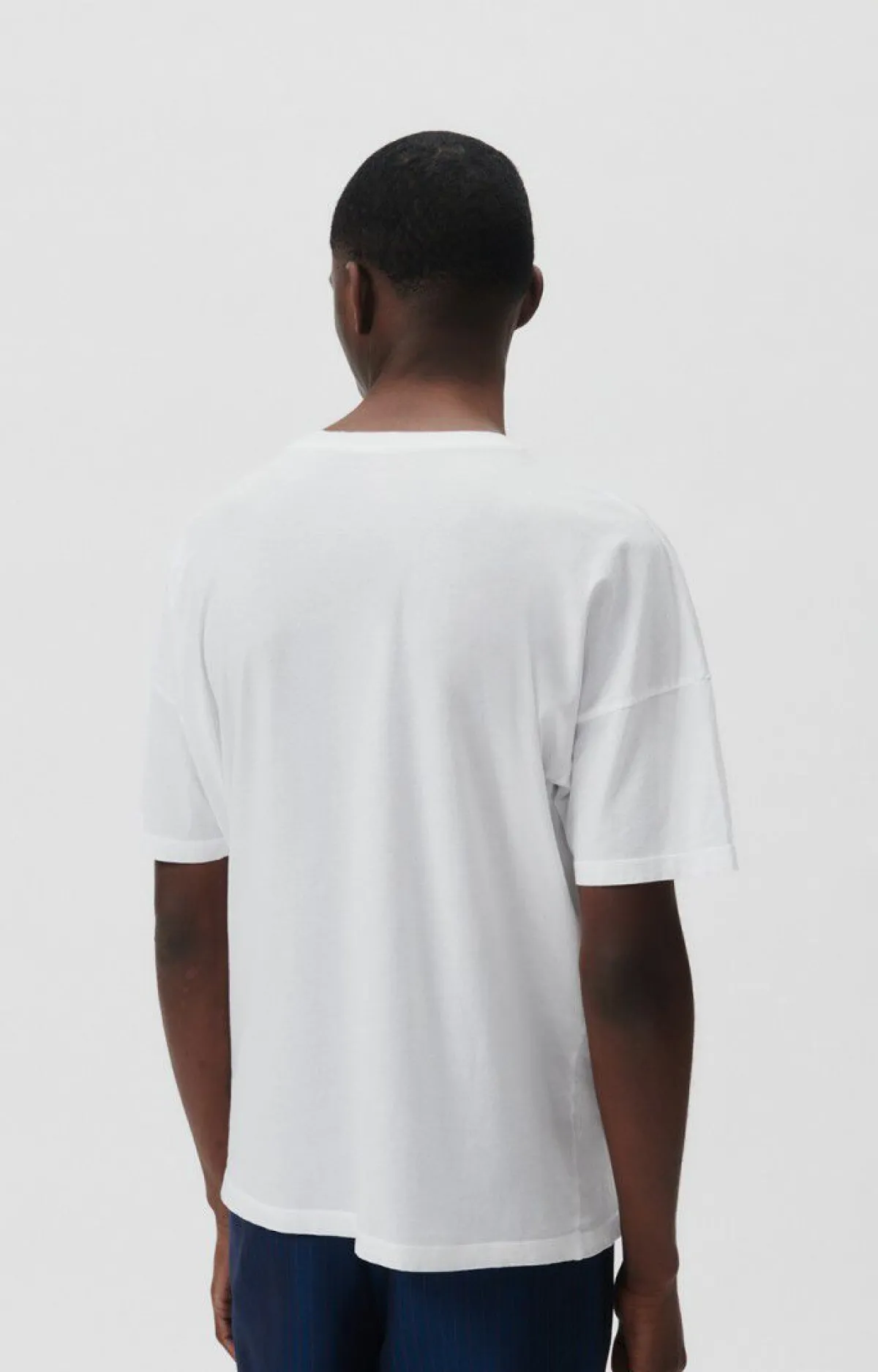 Herren American Vintage |Herren-T-Shirt Decatur Weiss