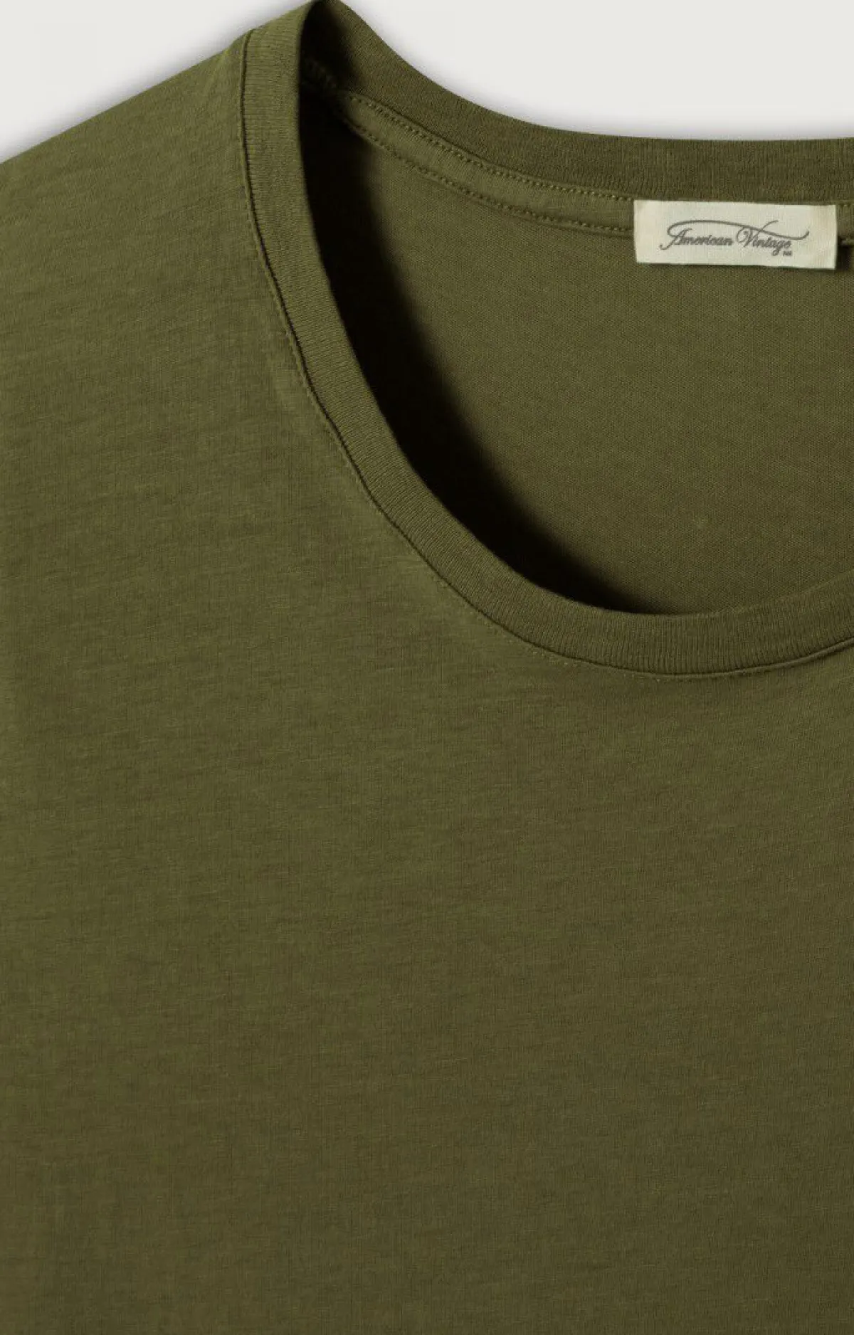 Herren American Vintage |Herren-T-Shirt Decatur Khaki