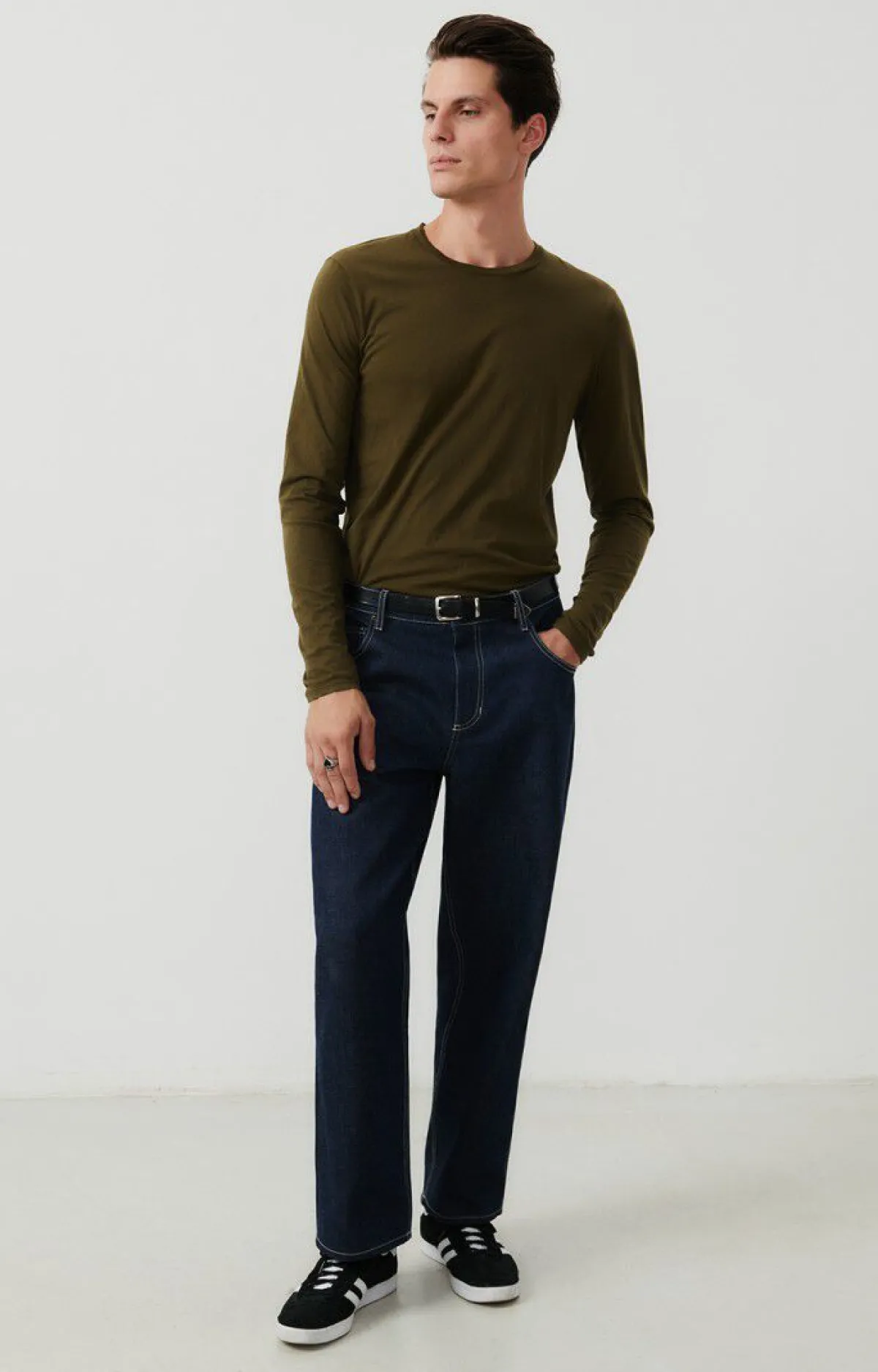 Herren American Vintage |Herren-T-Shirt Decatur Khaki