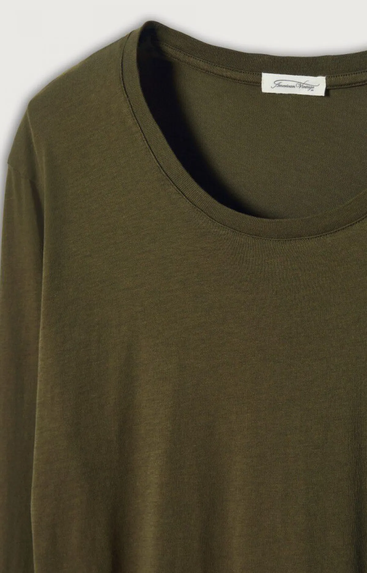 Herren American Vintage |Herren-T-Shirt Decatur Khaki