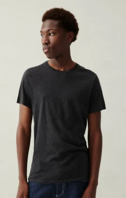 Herren American Vintage |Herren-T-Shirt Decatur Anthrazit Meliert