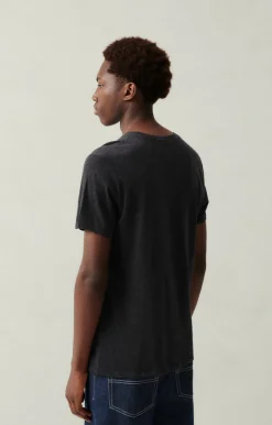 Herren American Vintage |Herren-T-Shirt Decatur Anthrazit Meliert