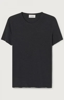 Herren American Vintage |Herren-T-Shirt Decatur Anthrazit Meliert