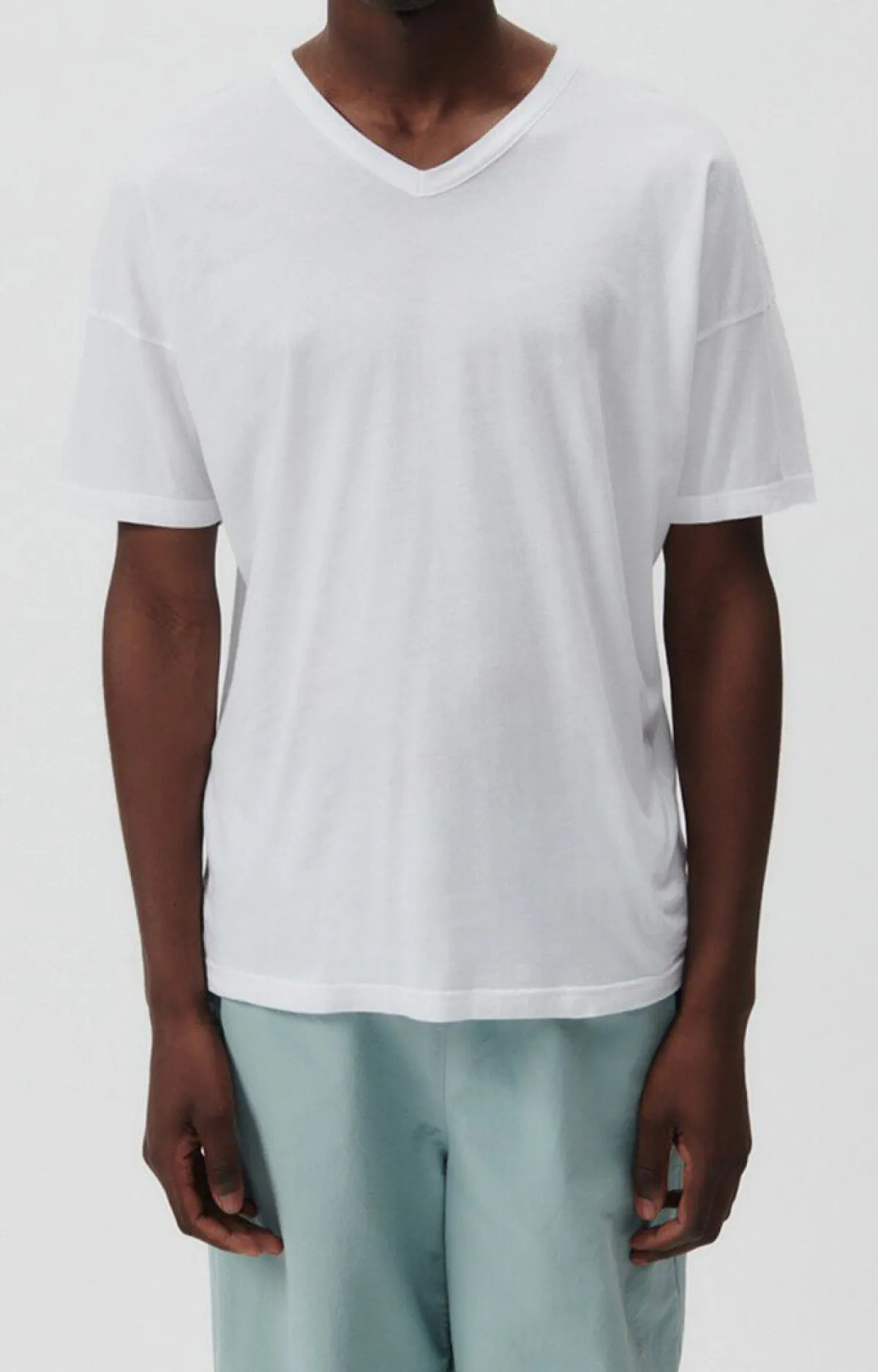 Herren American Vintage |Herren-T-Shirt Devon Weiss