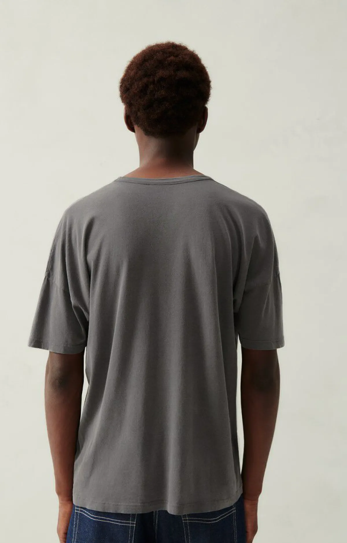 Herren American Vintage |Herren-T-Shirt Devon Schiefer Vintage