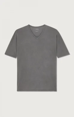 Herren American Vintage |Herren-T-Shirt Devon Schiefer Vintage