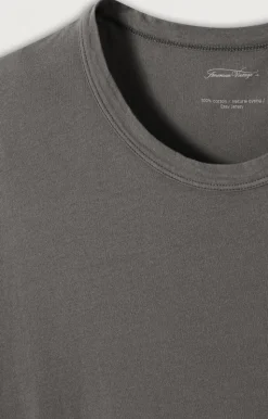Herren American Vintage |Herren-T-Shirt Devon Schiefer Vintage