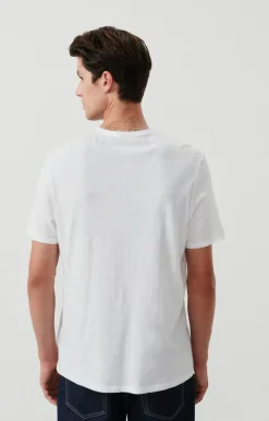 Herren American Vintage |Herren-T-Shirt Fakobay Weiss