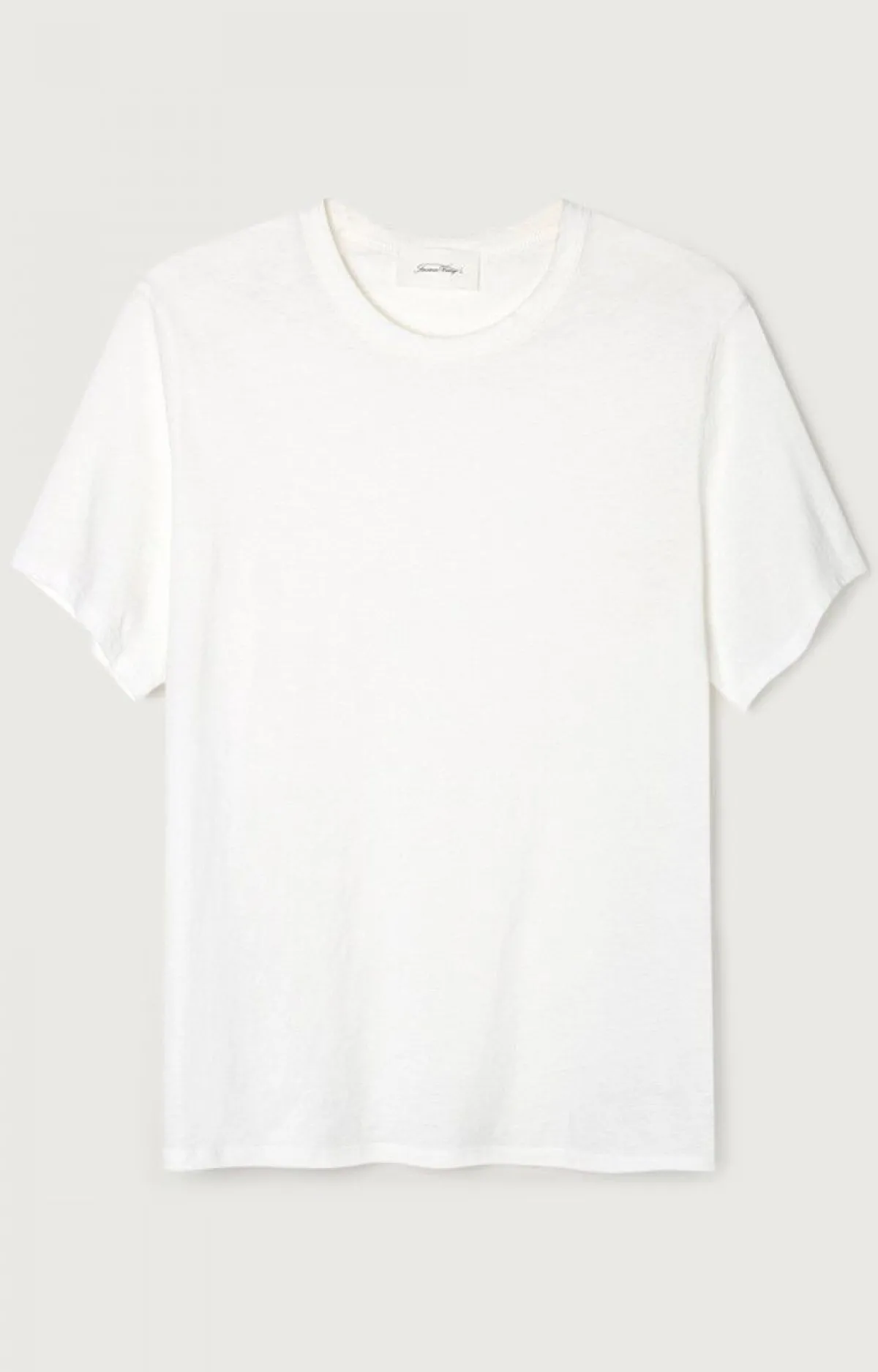Herren American Vintage |Herren-T-Shirt Fakobay Weiss